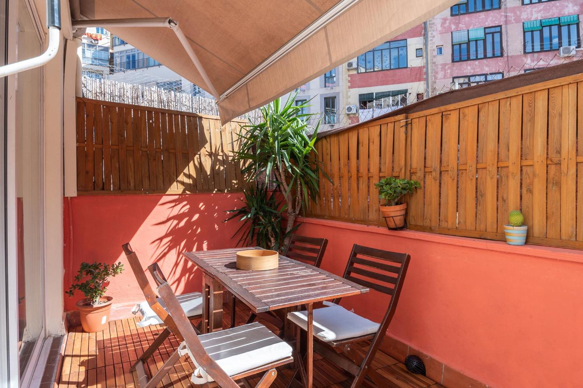 Spacious & Sunny Apt With Terrace In The City Center 바르셀로나 외부 사진